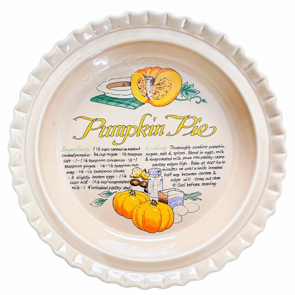 Betty Crocker Holiday Betty Crocker Pumpkin Pie Dish Poshmark